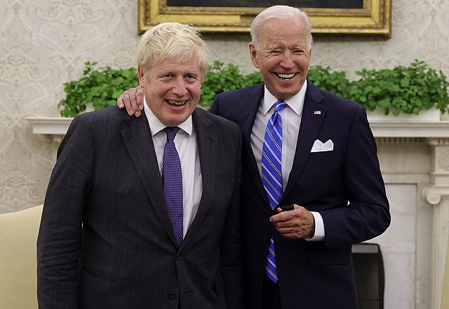 Boris Johnson & Joe Biden