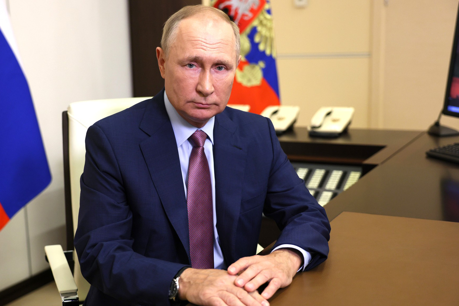 Bild: kremlin.ru, Vladimir Putin September 5, 2022, CC BY 4.0, via Wikimedia Commons (Bildgröße geändert)